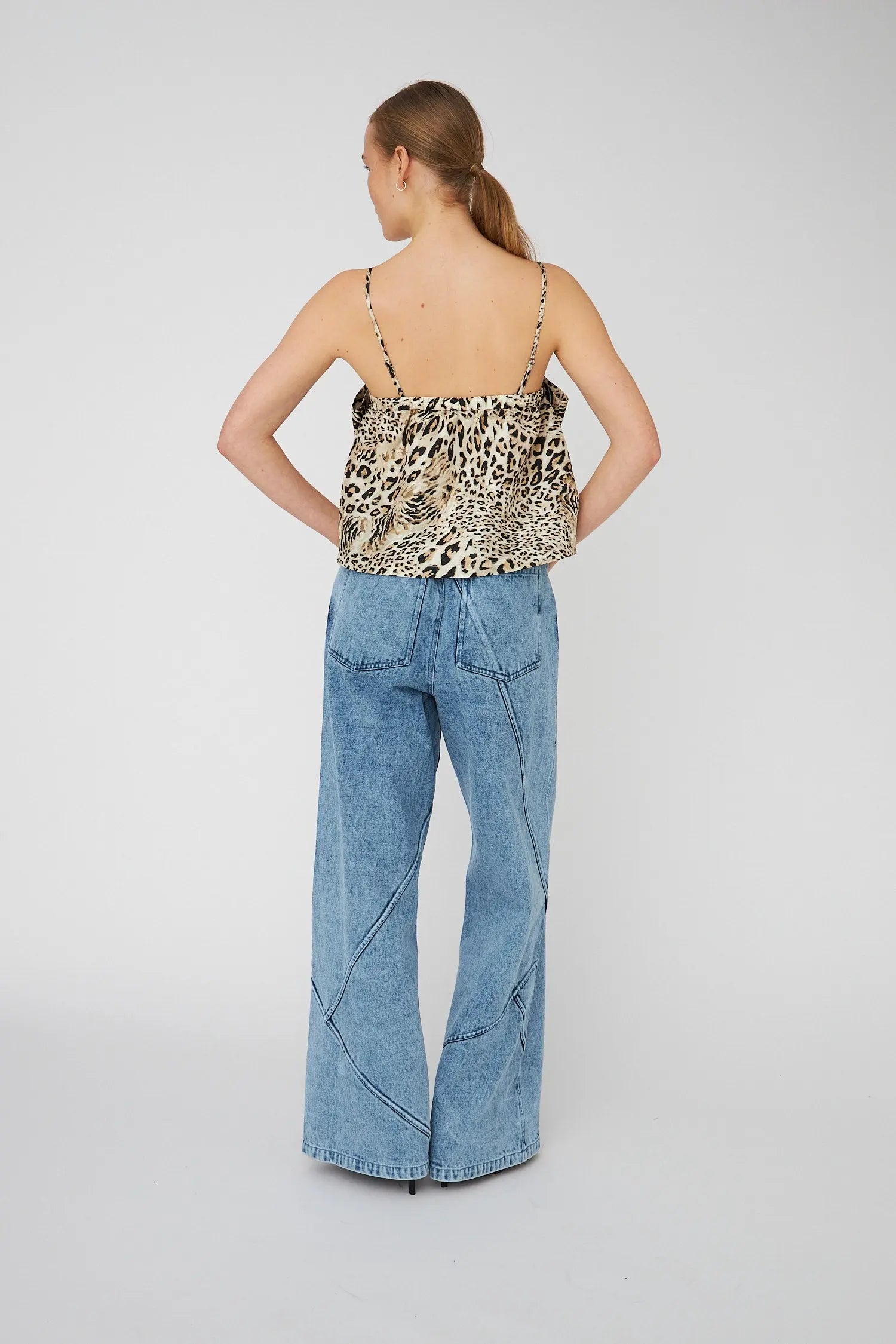 Stella Nova Crispy Bow Top Top 081 Leopard