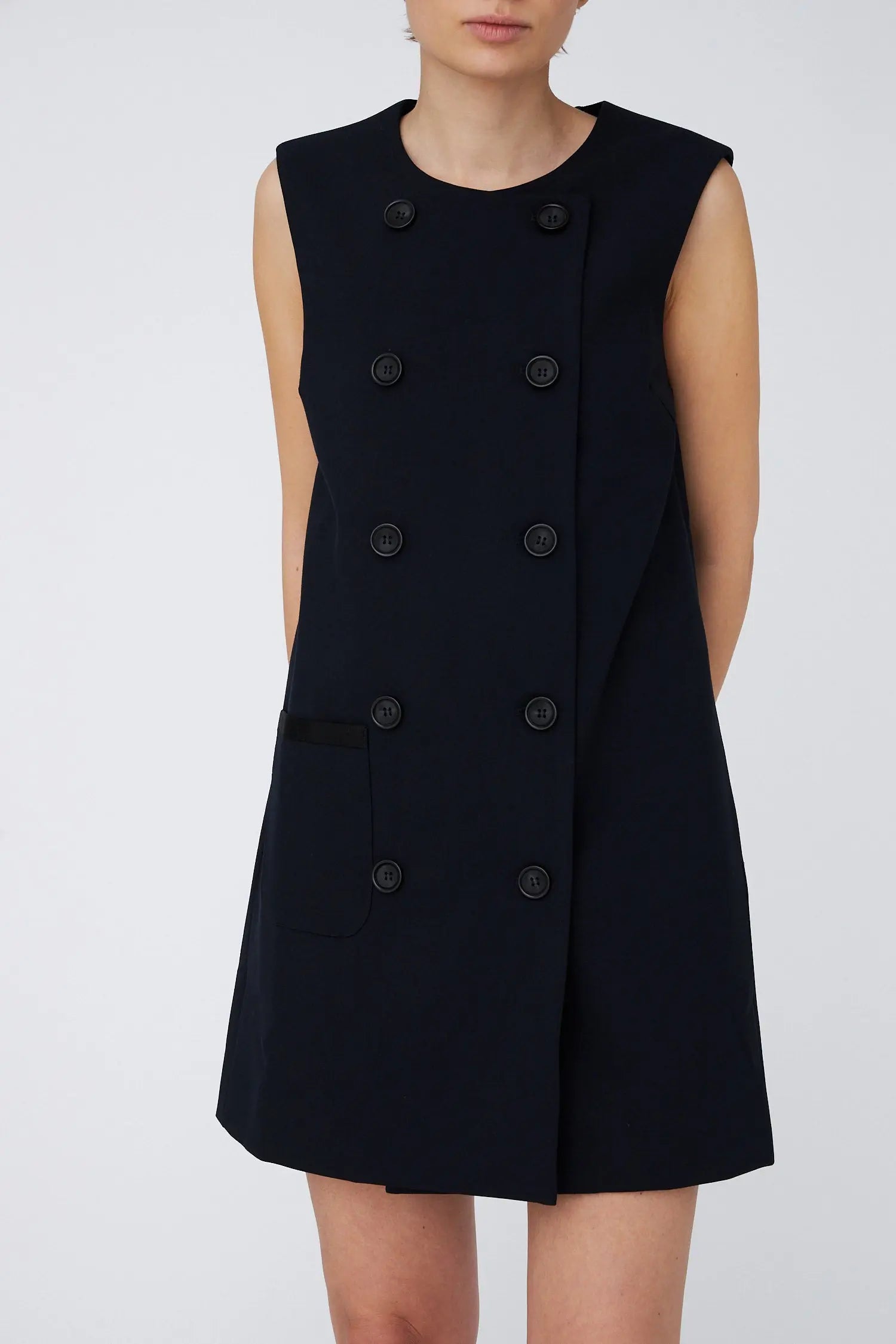 Stella Nova Double-Breasted Mini Dress Dress 395 Navy