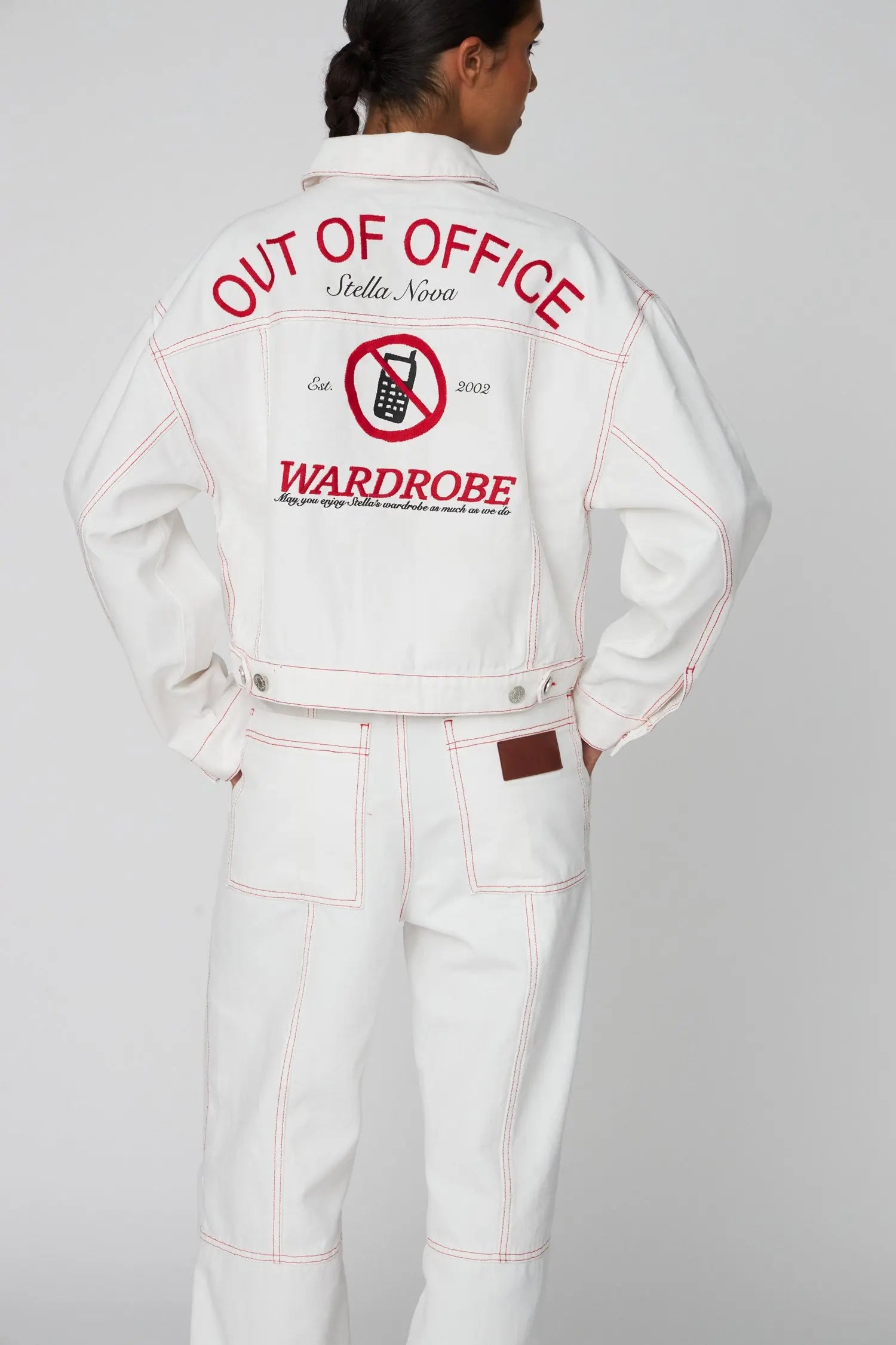 Stella Nova Out of Office loose Jacket Jacket 001 White