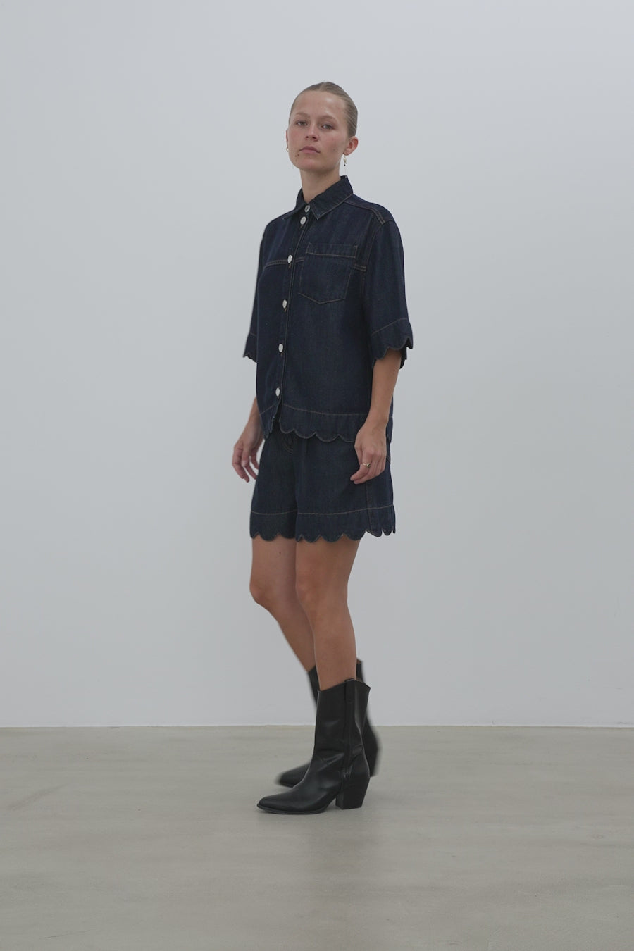 Stella Nova Blue Denim Shirt Shirt 305 Denim Blue