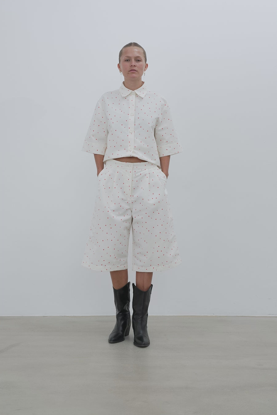 Stella Nova Heart Printed Shorts Short Pants 371 Hearts