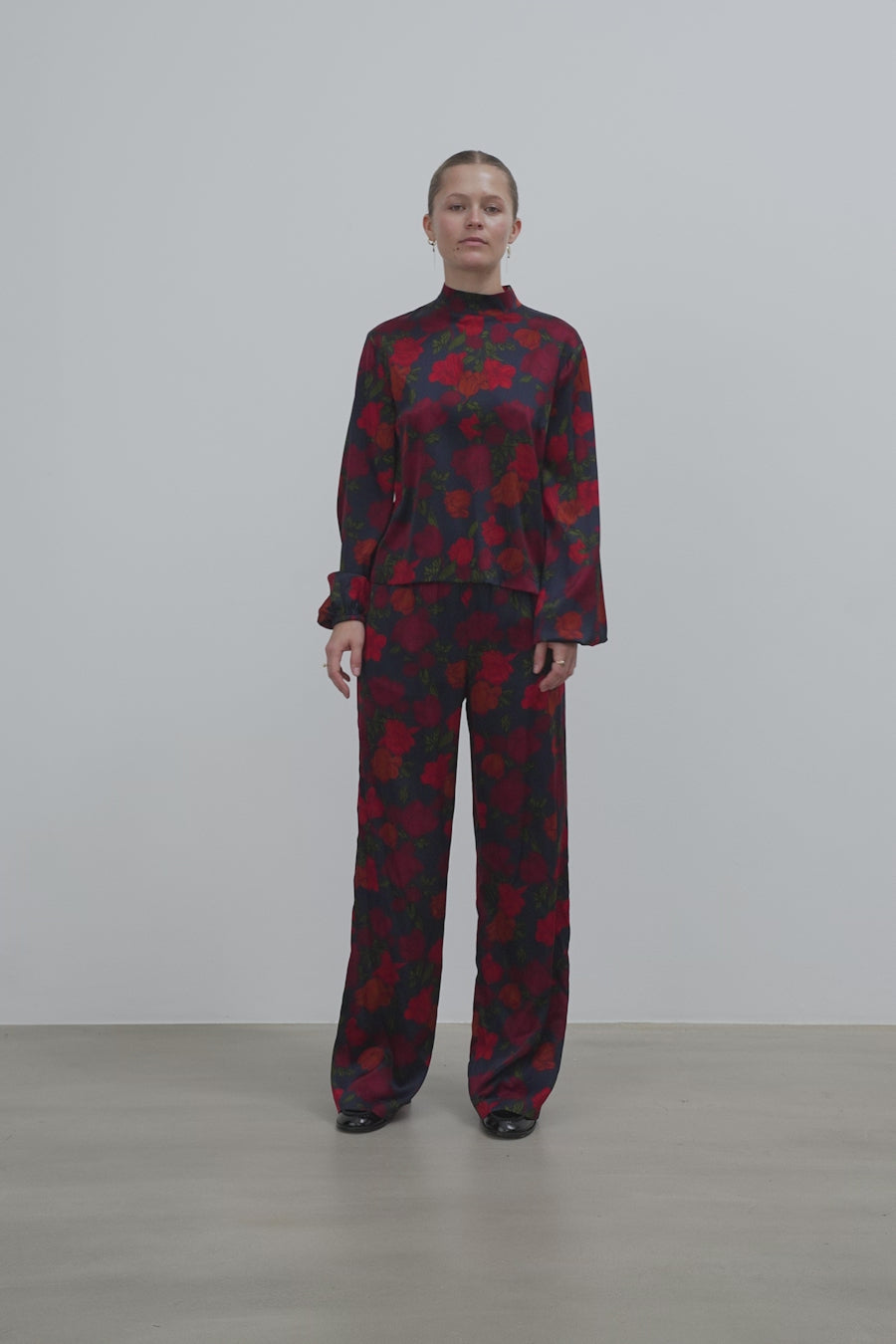 Stella Nova Silk Blouse Blouse 235 Flower Forest