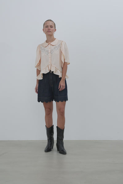 Stella Nova Delicate Lace Shirt Shirt 558 Pale Pink